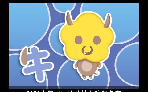 2023牛年出生的孙姓女孩起名字