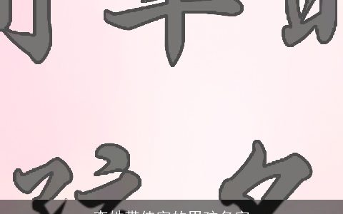 李姓带佳字的男孩名字