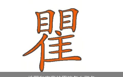 姓瞿和字辈的男孩怎么取名