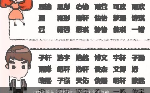 2023年跟苒字最配的字 简单大方洋气的虎宝宝取名大全 简单大方洋气的虎宝宝名字