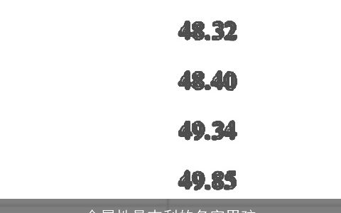 金属性最吉利的名字男孩