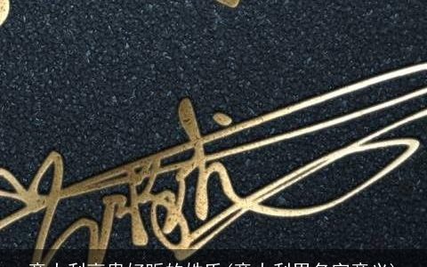 意大利高贵好听的姓氏(意大利男名字意义)