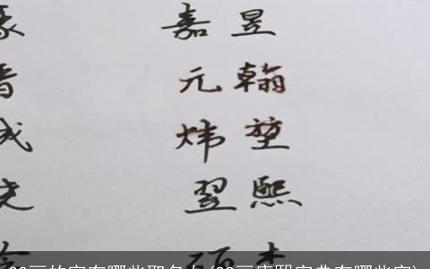 22画的字有哪些取名女(22画康熙字典有哪些字)