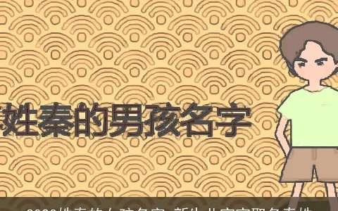 2023姓秦的女孩名字 新生儿宝宝取名秦姓