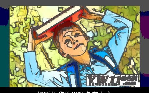 好听的黎姓男孩名字大全