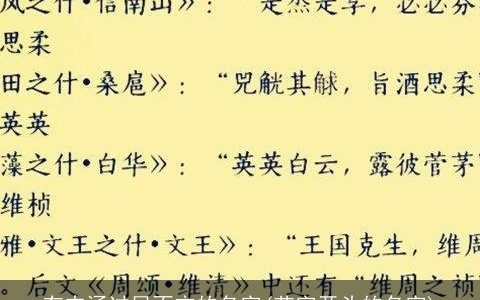 有内涵过目不忘的名字(艺字开头的名字)