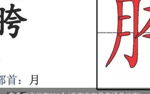 带禾字旁的字500个(禾字旁字最有涵养的字)