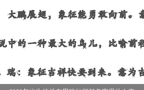 2023年出生的姓左男孩如何起名宜用什么字