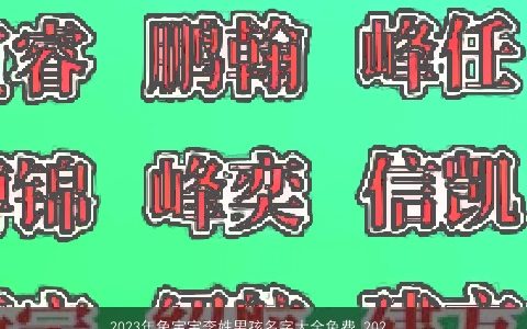 2023年兔宝宝李姓男孩名字大全免费 2023兔年李姓最旺男孩名字 2023兔宝宝李姓取名