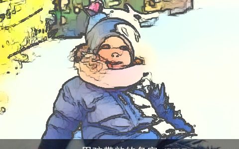 男孩带歆的名字