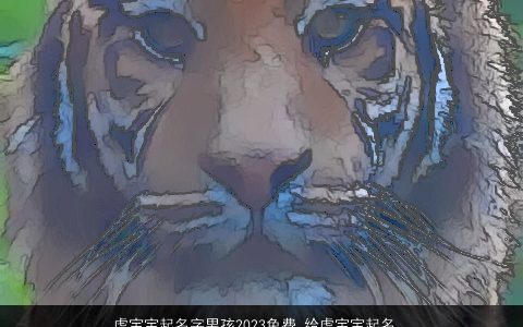 虎宝宝起名字男孩2024免费 给虎宝宝起名字大全2024 好听洋气的牛宝宝男孩名字大全
