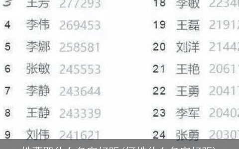 姓曹取什么名字好听(何姓什么名字好听)