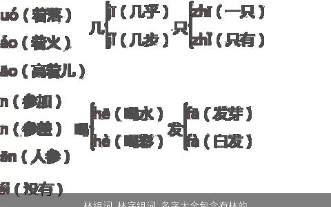 林组词 林字组词 名字大全包含有林的词语成语 2023吉利新颖的成语名字