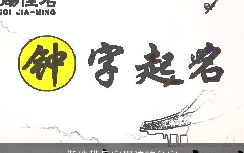 靳姓带呈字男孩的名字