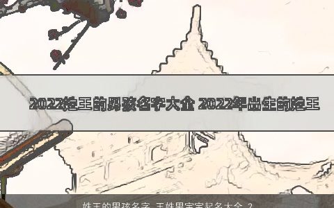 姓王的男孩名字_王姓男宝宝起名大全 2024王姓名字大全男孩名字王姓名字大全