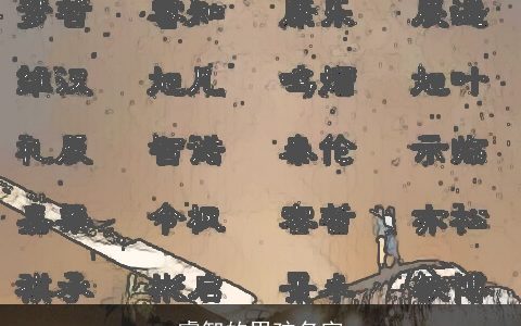 睿智的男孩名字