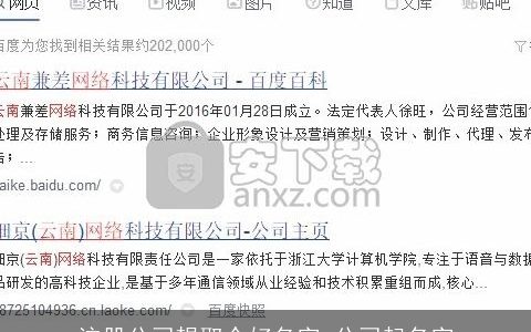 注册公司想取个好名字 公司起名字