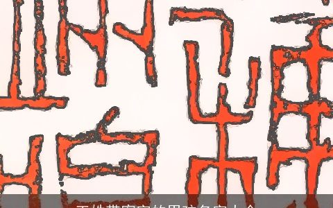 王姓带宥字的男孩名字大全