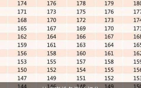 杜贞岑姓各测试打分