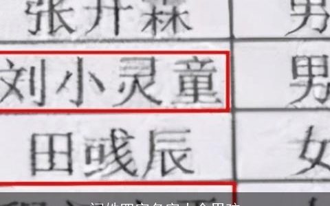 闫姓四字名字大全男孩