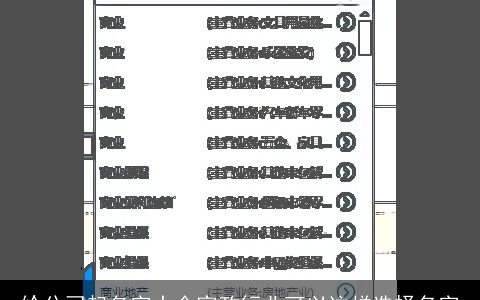 给公司起名字大全家政行业可以这样选择名字