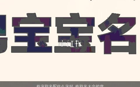 栋字取名配什么字好 栋取名大全的意思是什么 2023霸气好听的小孩名字