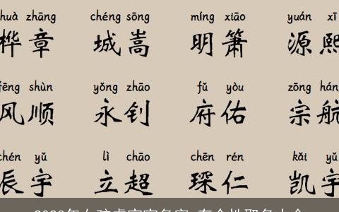 2023年女孩虎宝宝名字 有个性取名大全