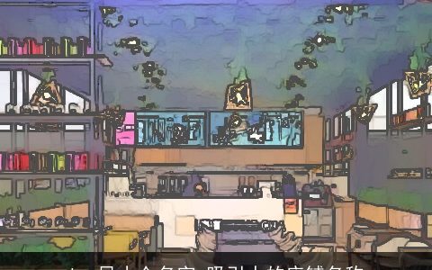 ins风小众名字 吸引人的店铺名称