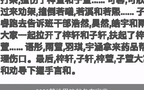 2023管姓男孩起名有寓意