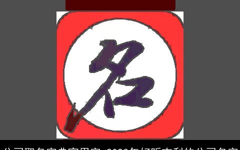 公司取名字典宜用字 2024年好听吉利的公司名字