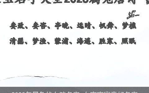 2023年属兔的女孩名字 女宝宝寓意好名字