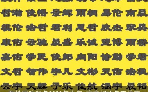 贾姓男孩起名2023年牛年 寓意好的名字推荐