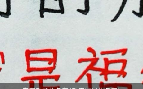 带有毛子的名字(毛字结尾的名字)