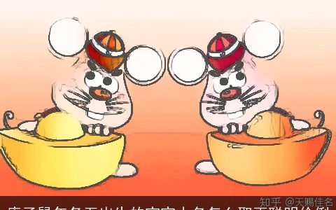 庚子鼠年冬至出生的宝宝小名怎么取更聪明伶俐