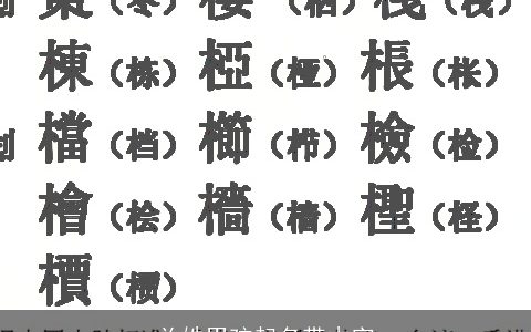 关姓男孩起名带木字