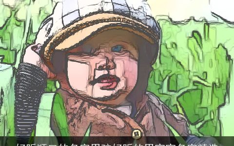 好听顺口的名字男孩好听的男宝宝名字精选