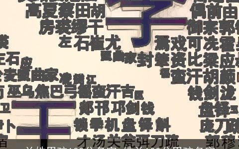 兰姓男孩100分名字_姓兰100分男孩名字