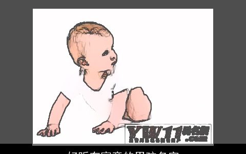 好听有寓意的男孩名字