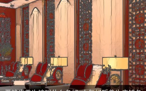 开健康养生馆叫什么名好 大气好听养生店铺名