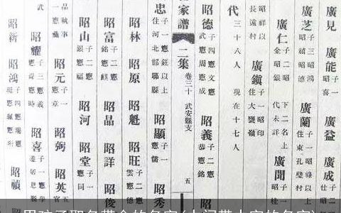 男孩子取名带金的名字(中间带中字的名字)