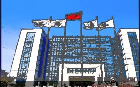 公司起名字大全免费服装公司名字