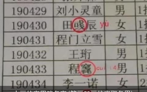 十画的字男孩名字(笔画20画的字取名用)