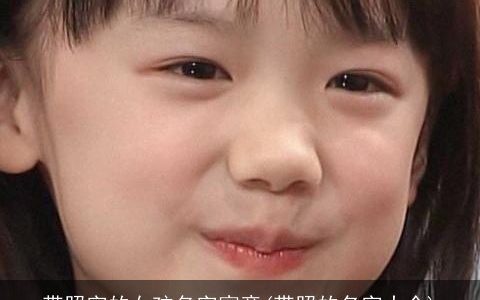 带照字的女孩名字寓意(带照的名字大全)