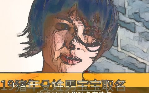 寓意深远的男孩名字猪年