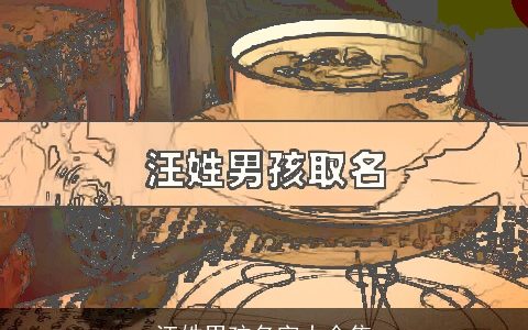 汪姓男孩名字大全集