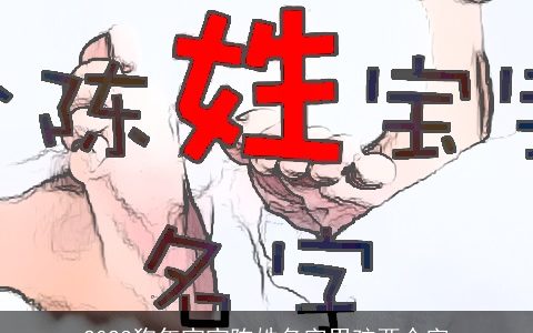 2023狗年宝宝陈姓名字男孩两个字