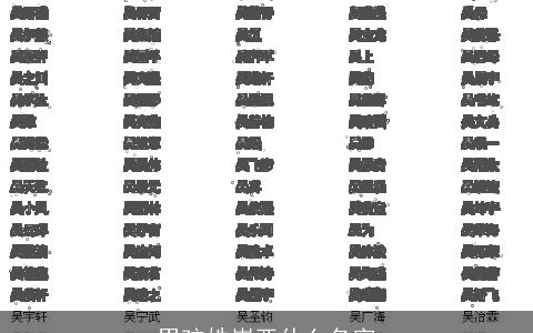 男孩姓崔亚什么名字