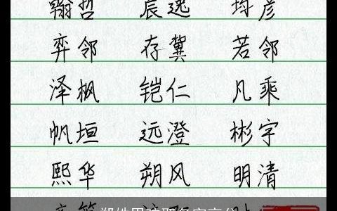 郑姓男孩取名字高分