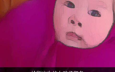 给刚出生的女孩子取名