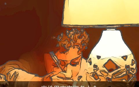 高姓男宝宝取名大全